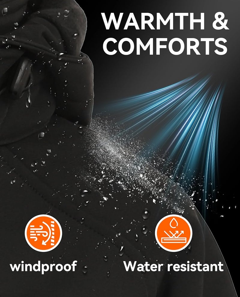VENTROLLO Store Womens Heated Jacket with 16000 mAh Battery, 12 Heating Zones, Waterproof Heating Jacket Coat with Detachable Hood - Image 4